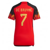 Belgia Kevin De Bruyne #7 Kotipaita Naiset MM-kisat 2022 Lyhythihainen